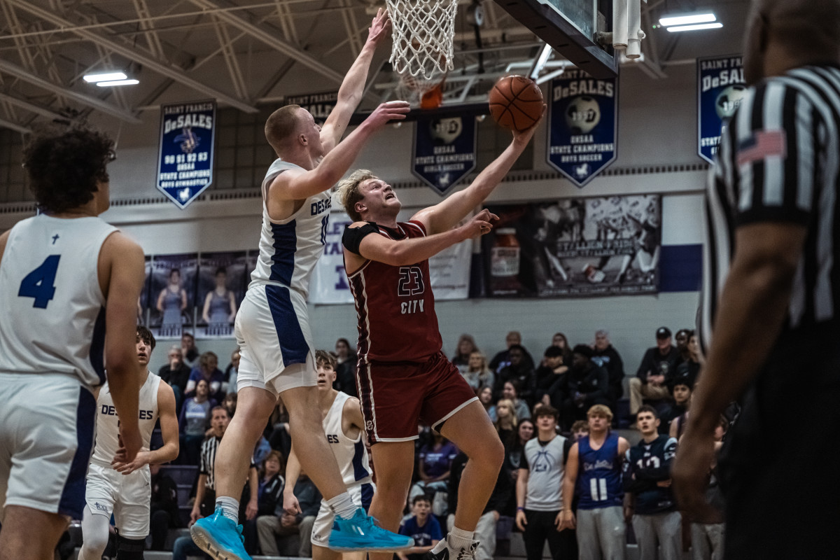 Grove City vs St. Francis DeSales boys basketball 022523 Gabe Haferman5